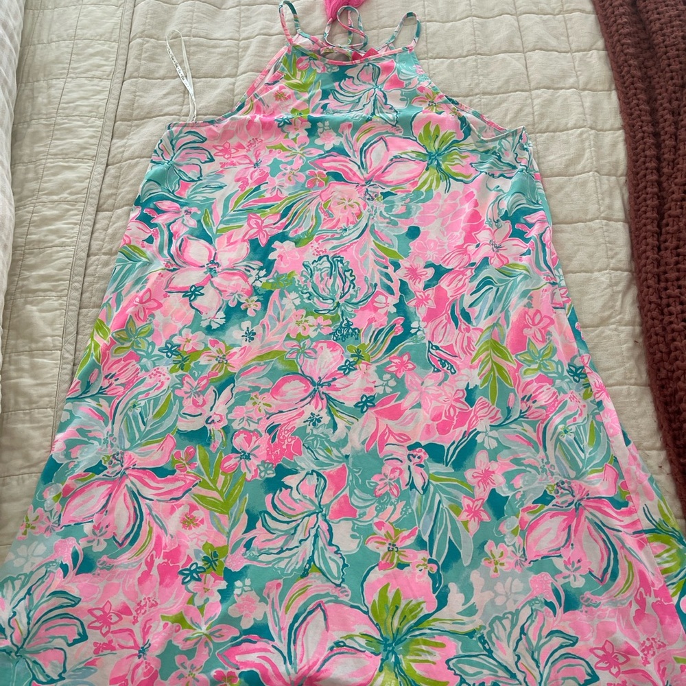 Lilly Pulitzer Floral Sleeveless Margot Dress size large